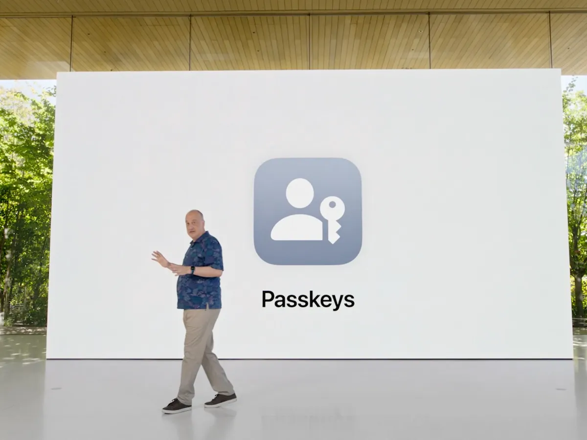 Passkeys Apple WWDC